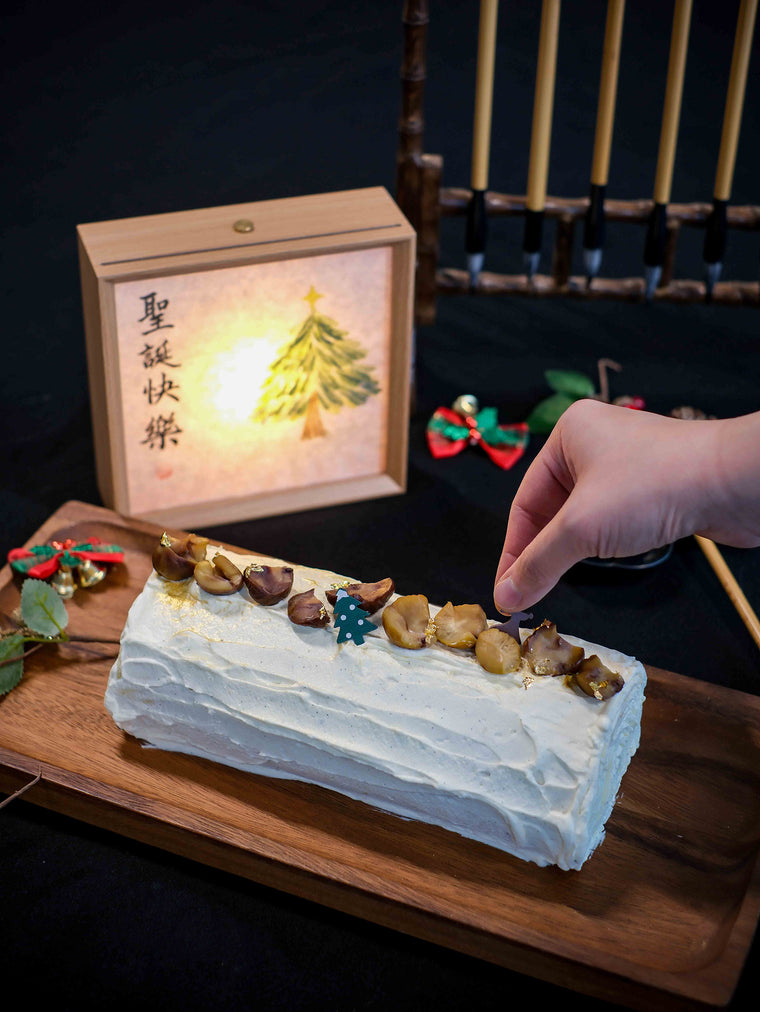 Mont Blanc Yule Log Decoration and Christmas Light Box Workshop 7th Dec