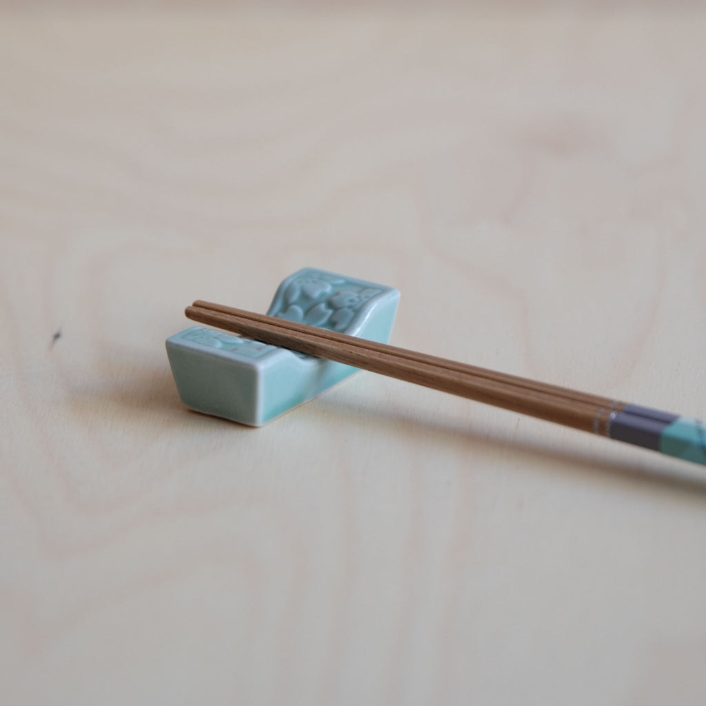 Celadon chopstick rest