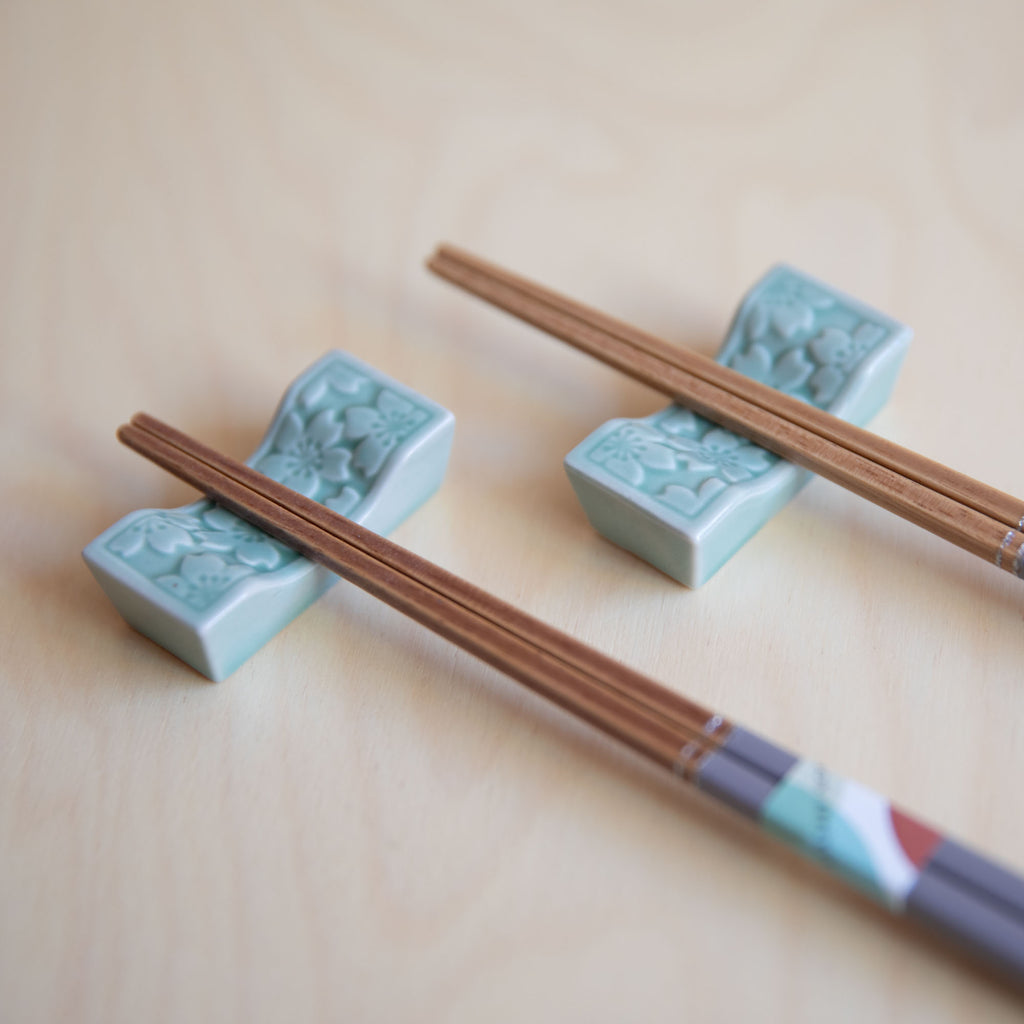 Celadon chopstick rest