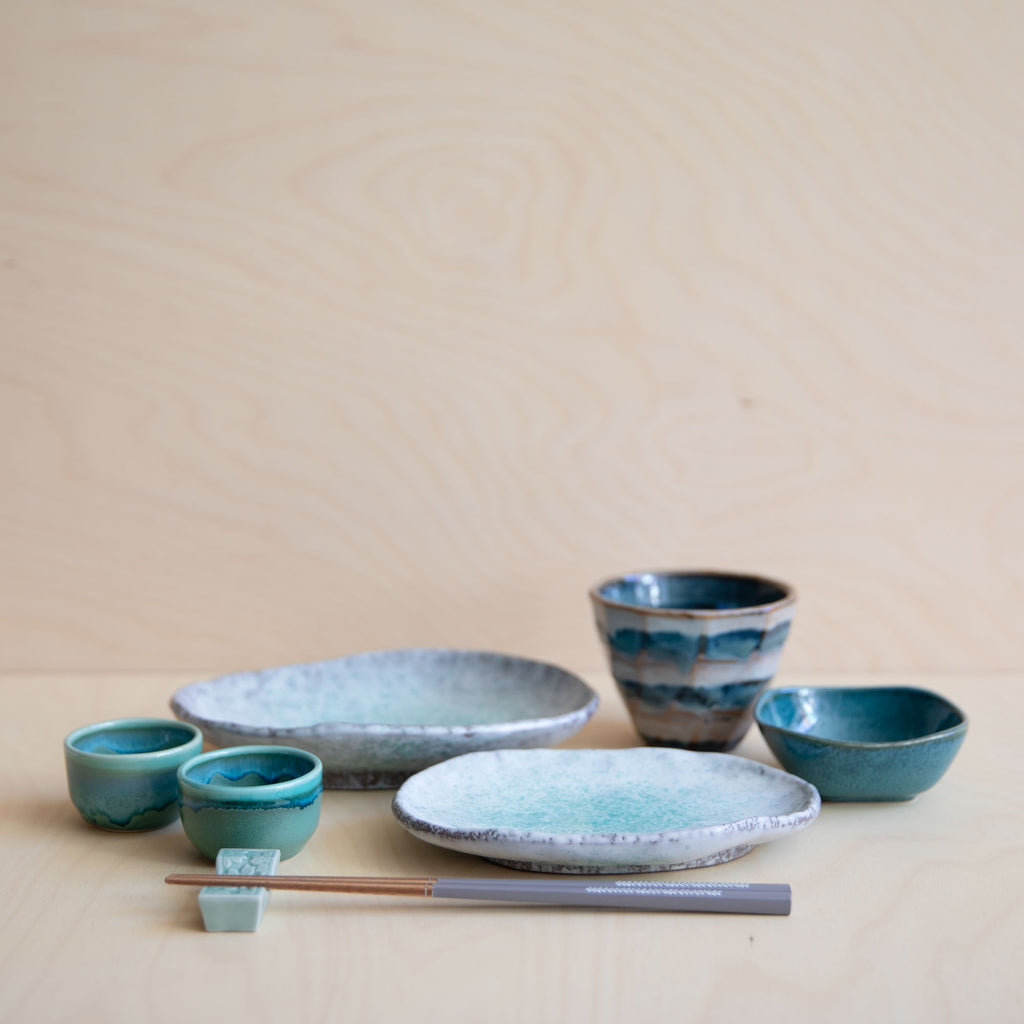 Celadon chopstick rest