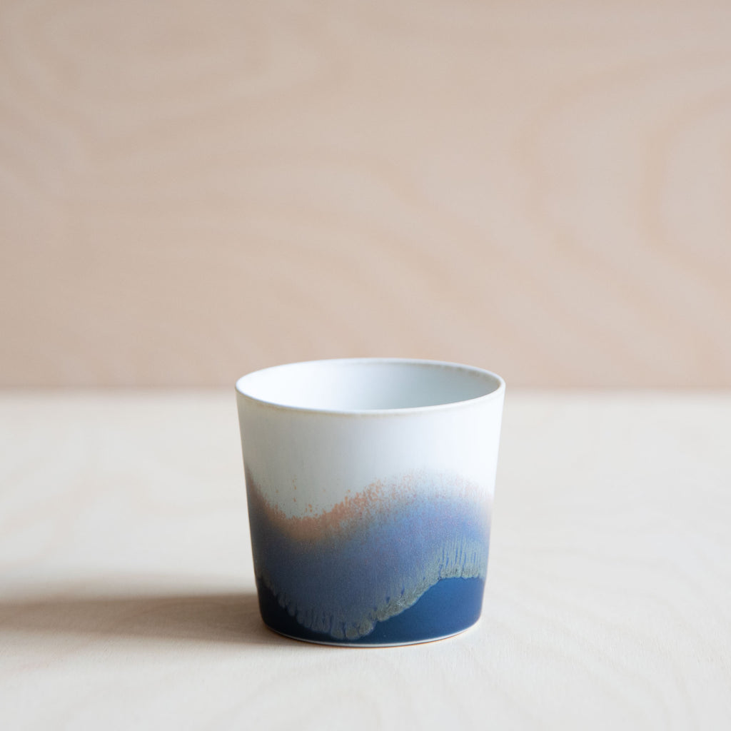 Porcelain Mountain Sea Glaze Cup