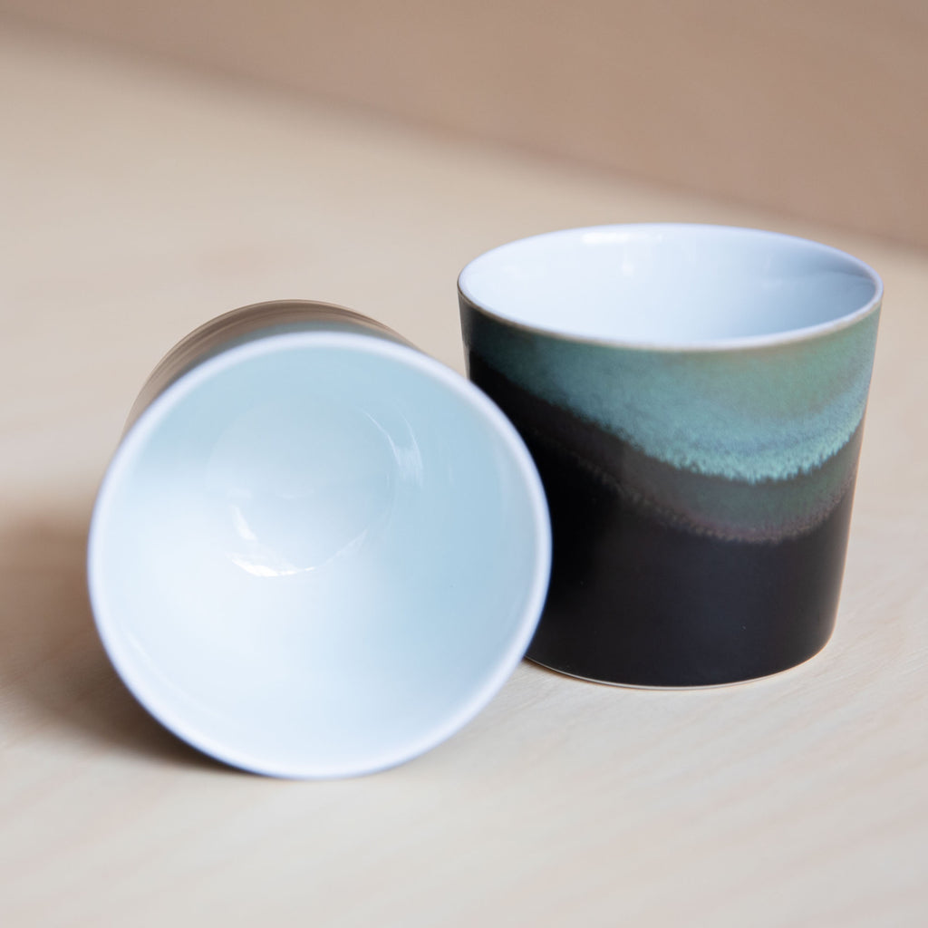 Porcelain Mountain Glaze Cup from Jingdezhen