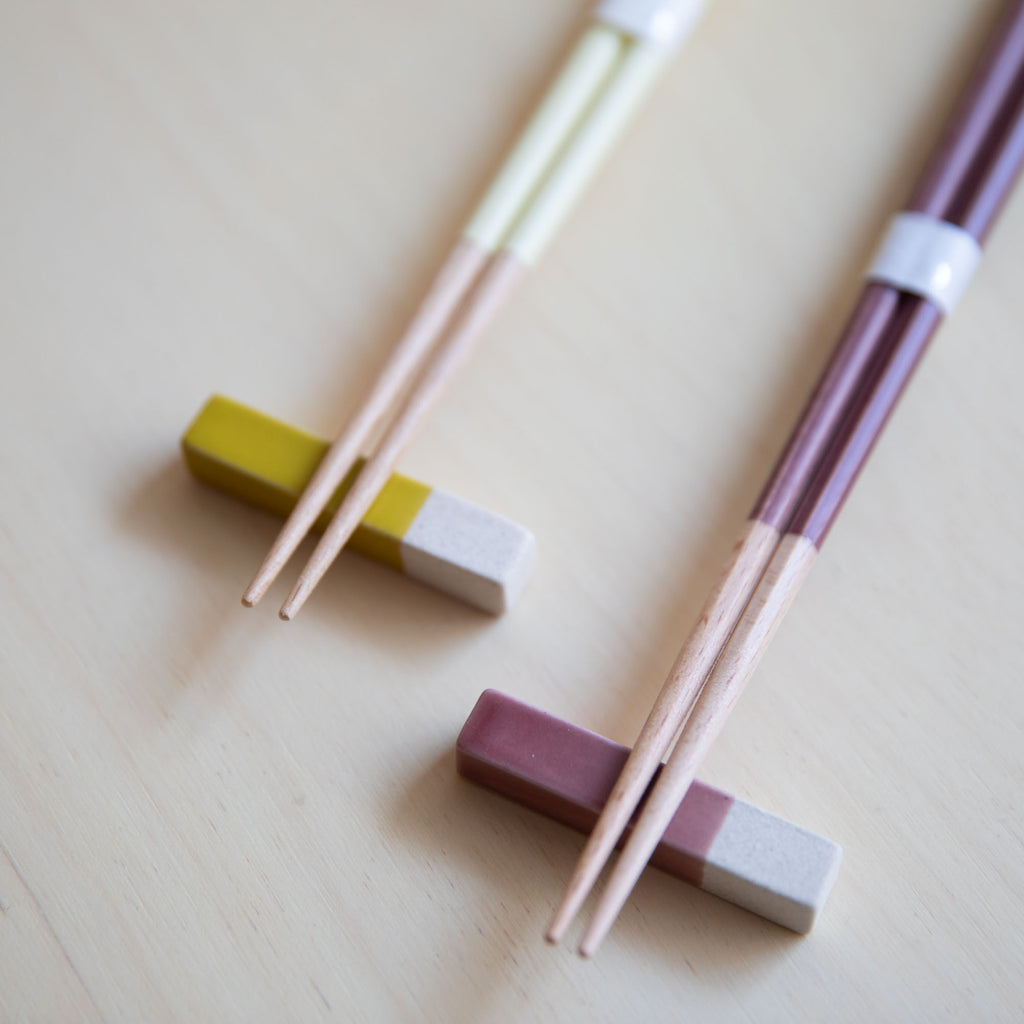 Haze chopstick set - Yellow & Purple