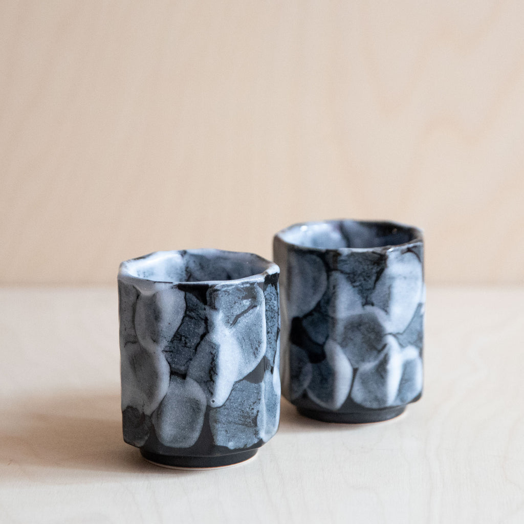 Grey Tetsu Glaze Cup