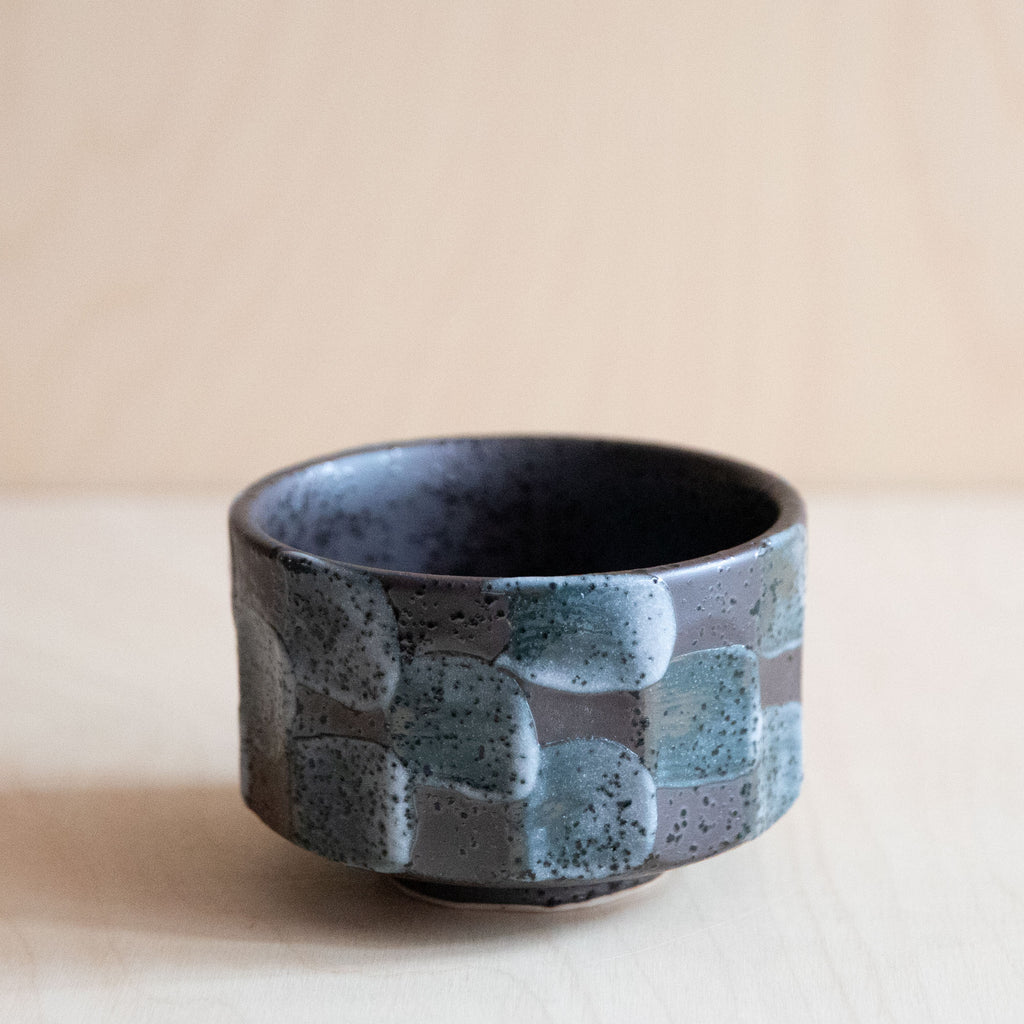 Grey Tetsu Glaze Matcha Bowl