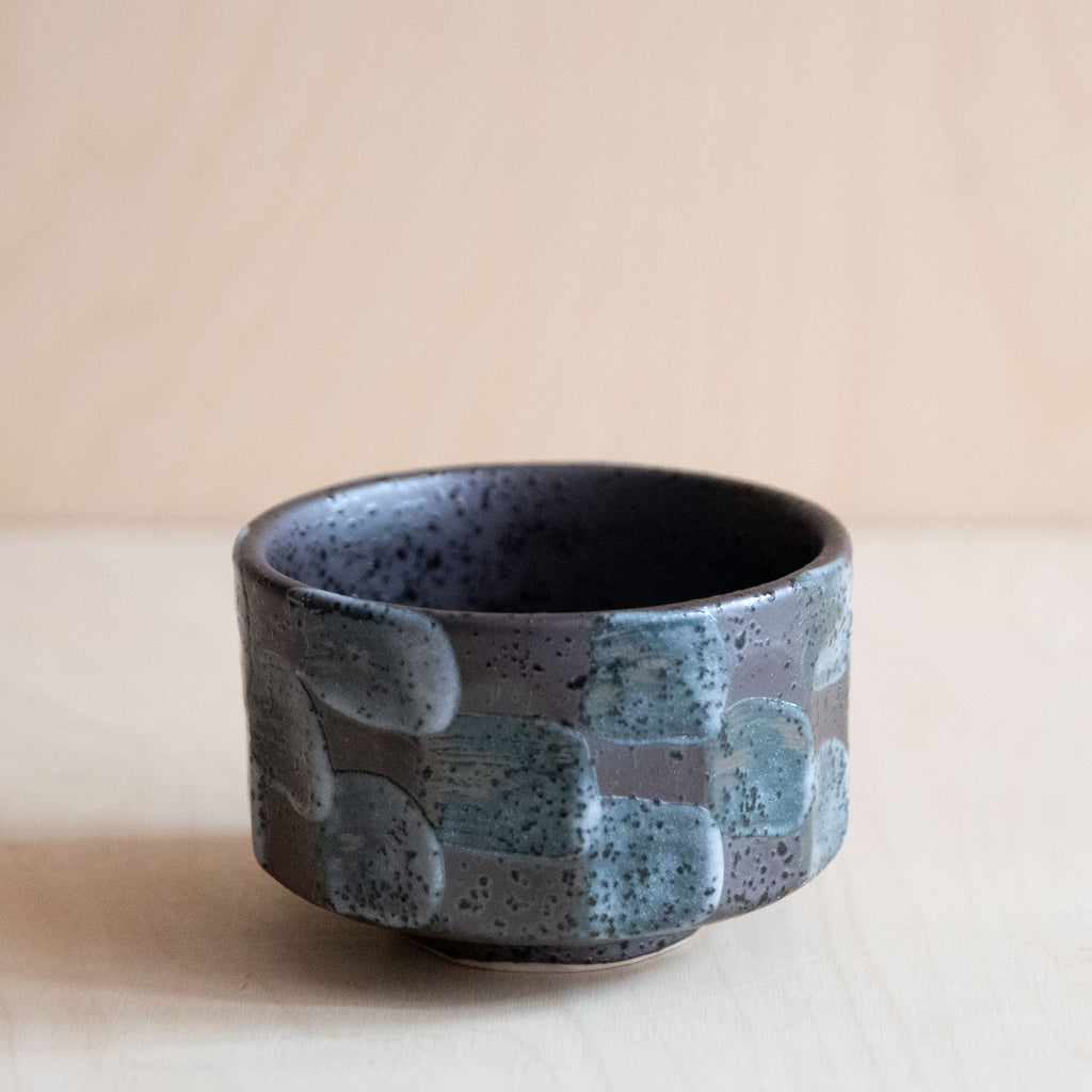 Grey Tetsu Glaze Matcha Bowl
