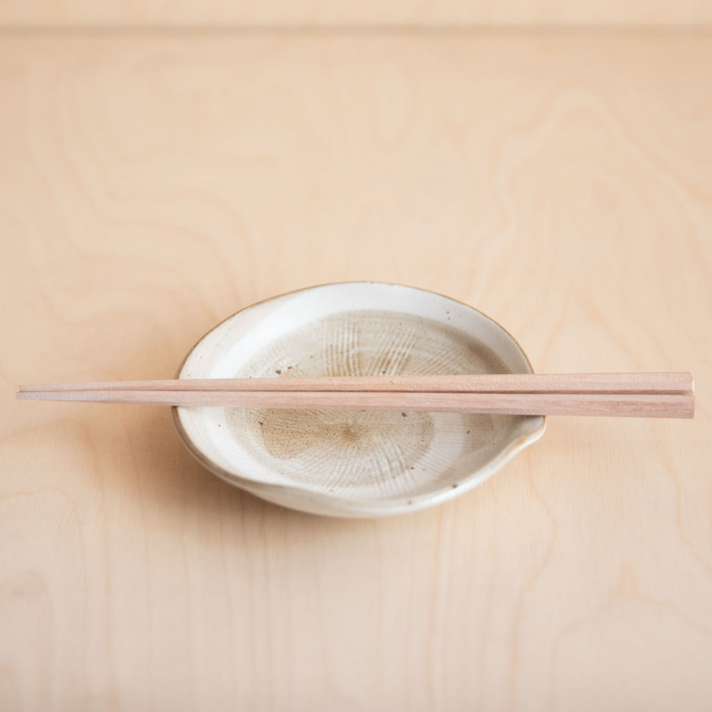 Spiral Sand Glaze Organic Plate