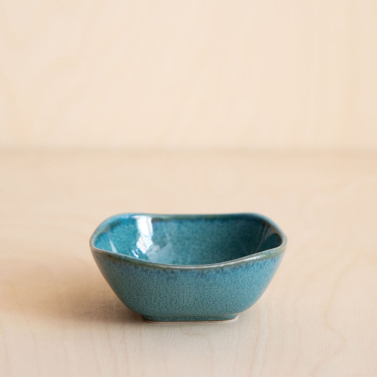 Aqua Green Square Dish