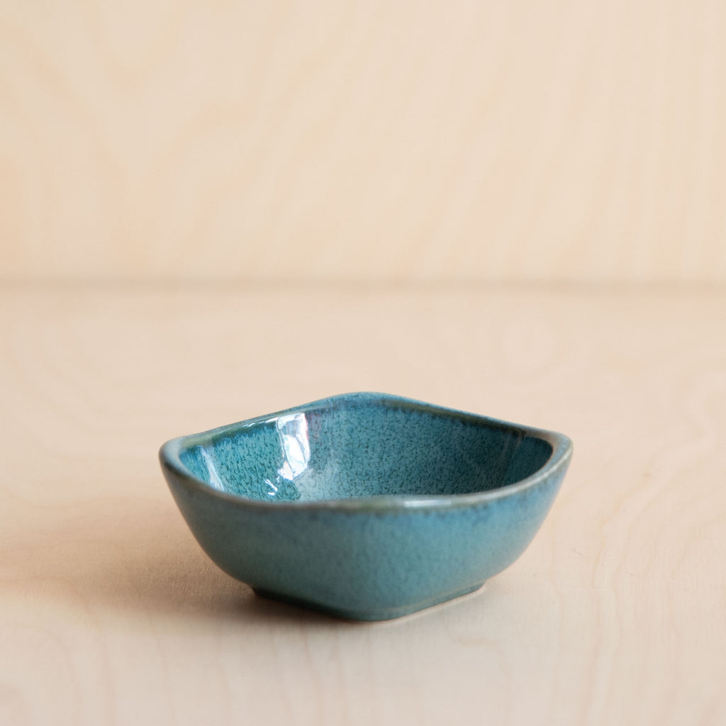 Aqua Green Square Dish