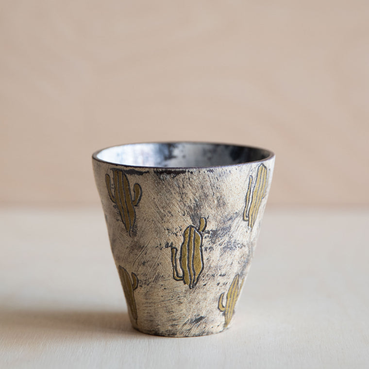 Cactus Ceramic Cup