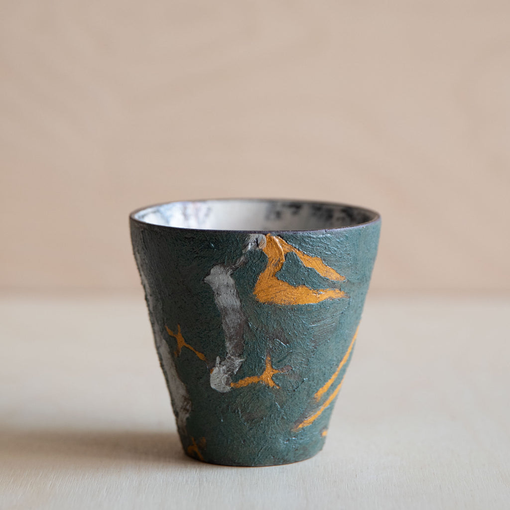 Green Duck Ceramic Cup