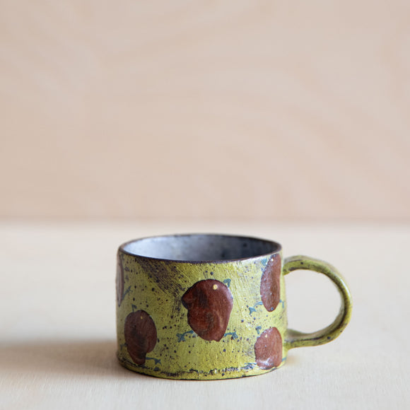 Green Chick Small Ceramic Mug