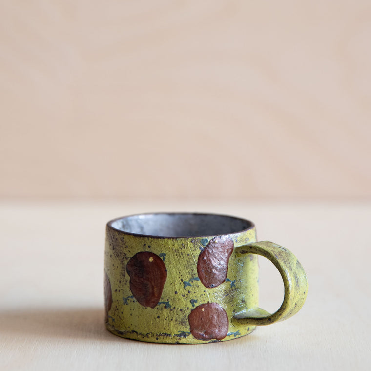 Green Chick Small Ceramic Mug