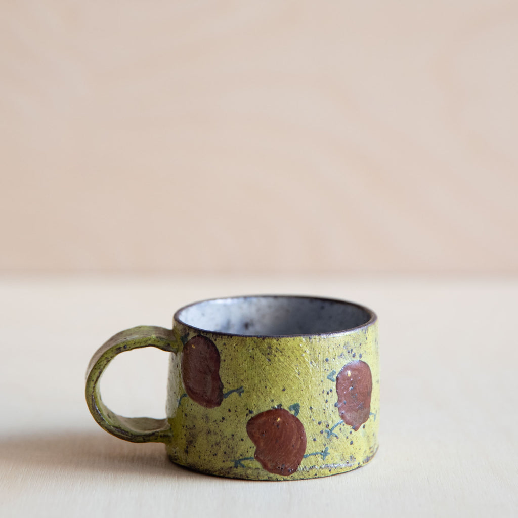 Green Chick Small Ceramic Mug