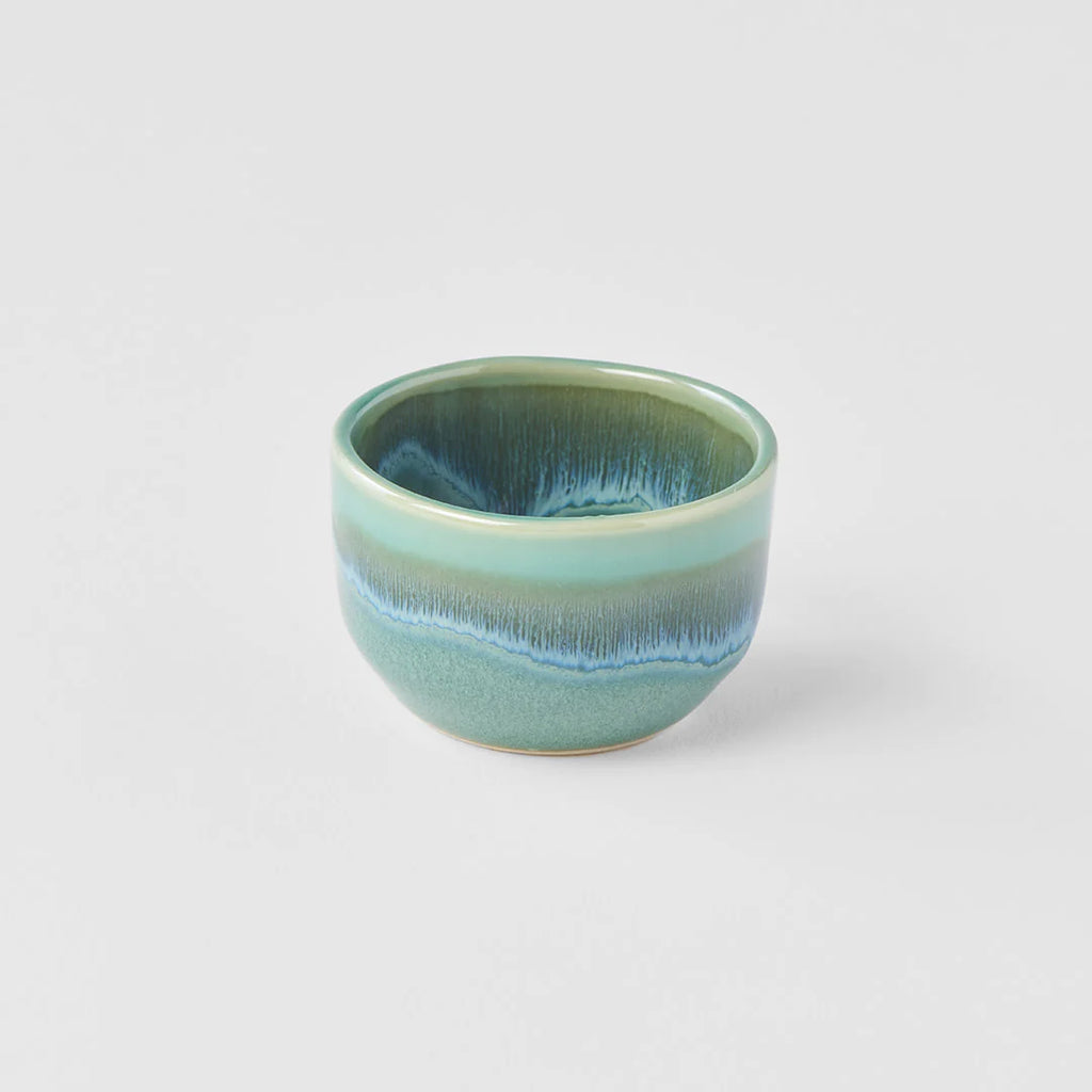 Aqua Dark Green Sake cup