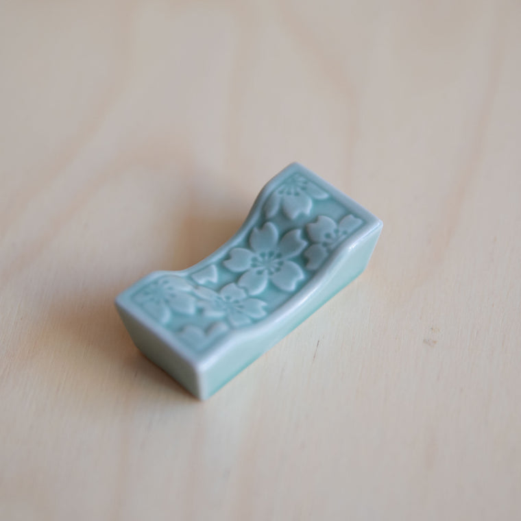 Celadon chopstick rest