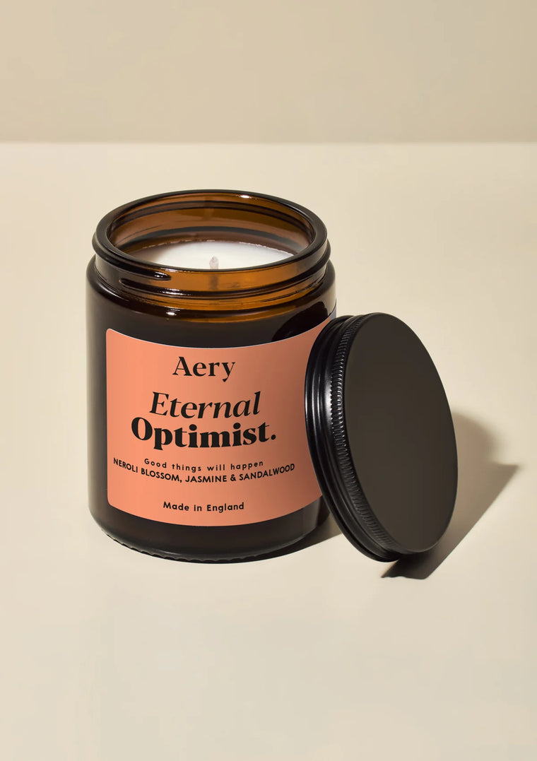 Eternal Optimist Scented Jar Candle - Neroli Blossom Jasmin and Sandalwood