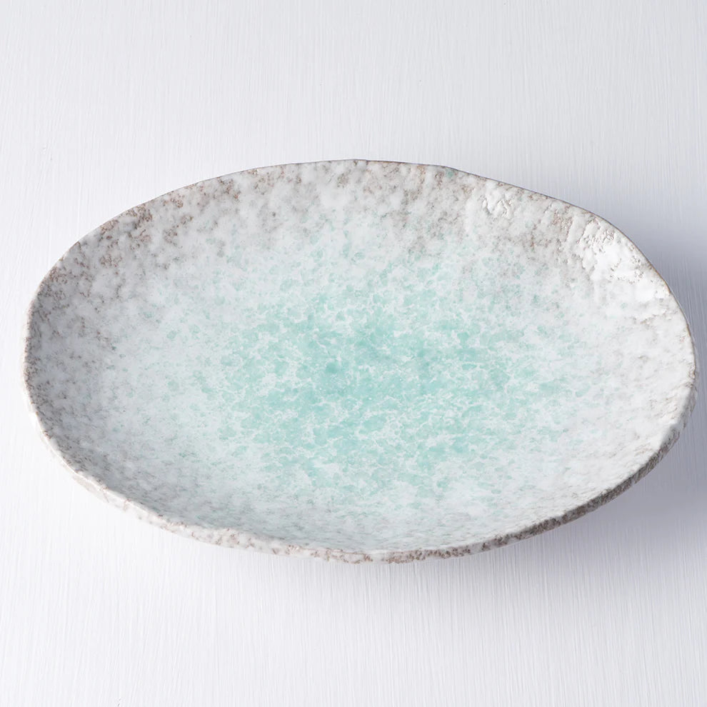 Aqua Splash oval plate-24cm