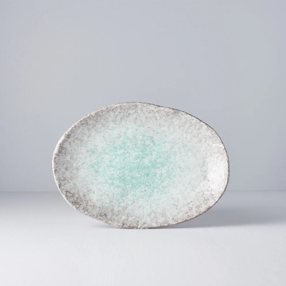 Aqua Splash oval plate-24cm