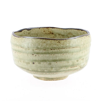 Raw Ceramic Matcha Bowl