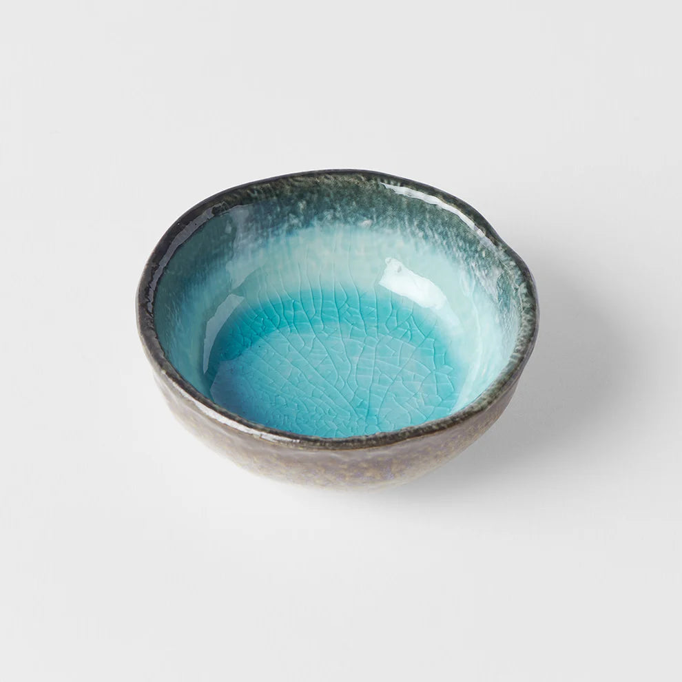 Sky Blue round sauce dish 8cm