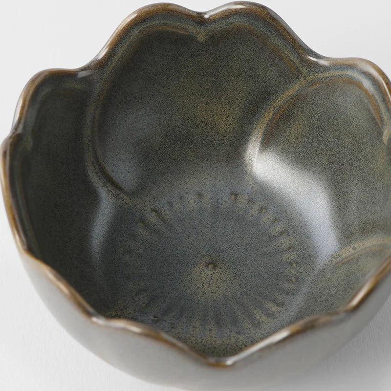 Sauce Dish Sakura Shape Mist Glaze